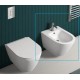 Bidet con fissaggio nascosto sospeso Feeling di Rak Ceramics  in ceramica bianco opaco matt cod.RST07500A