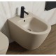 Bidet con fissaggio nascosto sospeso Feeling di Rak Ceramics  in ceramica cappuccino opaco matt cod.RST07514A