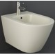 Bidet con fissaggio nascosto sospeso Feeling di Rak Ceramics  in ceramica beige opaco matt cod.RST07505A