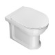 Vaso + Bidet tre fori Canova Royal 53 Catalano Filomuro con Coprivaso Soft-Close