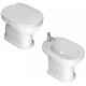 Vaso + Bidet monoforo Canova Royal 53 Catalano distanziati da muro con Coprivaso Soft-Close