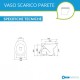 Vaso con scarico a parete + Bidet Champagne Elite Cesabo