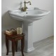 Lavabo con colonna mod. Alexandra di Cesabo monoforo da 73 cm arredo bagno classico