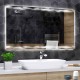 Su Misura Specchio Bagno Smart Filo Lucido Retroilluminante led ad accensione vocale tramite alexa o google assistant art.8225