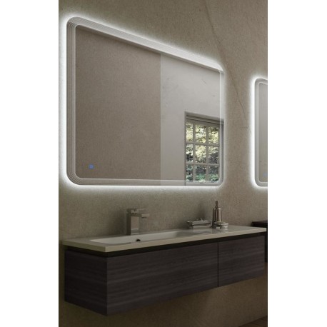 Mobile da Bagno Sospeso 100 cm Rovere Scuro con Lavabo in Resina