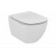 Sanitari Sospesi Ideal Standard Tesi Wc AQUABLADE® art. T3547 + Coprivaso Ultra Slim a Chiusura Soft-Close