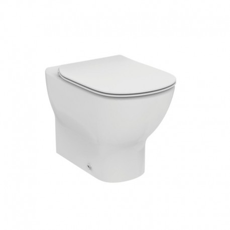 Wc AQUABLADE® con Scarico Traslato art. T3537 Tesi Ideal Standard + Coprivaso Ultra Slim a chiusura soft-close