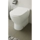 Wc AQUABLADE® con Scarico Traslato art. T3537 Tesi Ideal Standard + Coprivaso Ultra Slim a chiusura soft-close