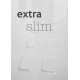 Piatto Doccia Slim 90x90 H 5,5 cm ad angolo curvo in Porcellana 
