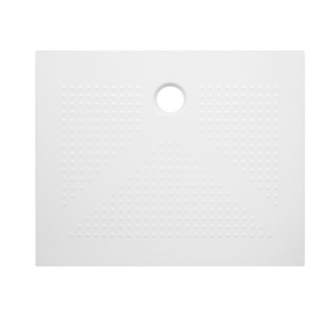 Piatto Doccia Relax 90x90 H 3 cm in Ceramica Bianco Opaco con piletta inclusa