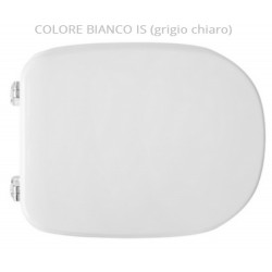 Sedile wc per Ideal Standard vaso Tesi in colore bianco IS (grigio chiaro)