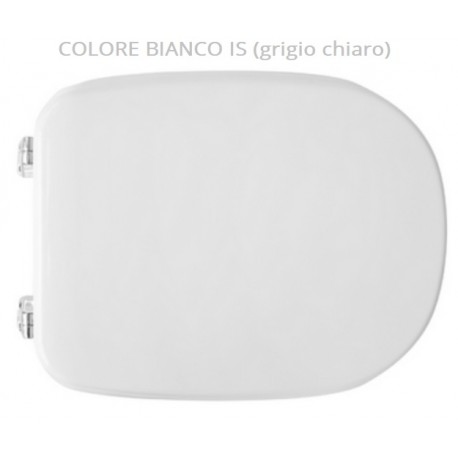 Sedile wc per Ideal Standard vaso Tesi in colore bianco IS (grigio chiaro)