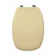 Sedile wc champagne per Ceramica Pozzi Ginori vaso Italica Astro con cerniere cromate regolabili