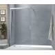 Doccia walk-in con porta scorrevole "Soft Close" Cristallo 6 mm con Trattamento Anticalcare Altezza 200 cm art. LIP18