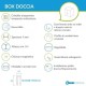 Box Doccia da Centro Stanza ad U Cristallo 8 mm Profilo Cromo Altezza 200 cm art. OS15