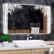 Su Misura Specchio Bagno Smart Filo Lucido Retroilluminante led ad accensione vocale tramite alexa o google assistant art.A25