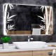 Su Misura Specchio Bagno Smart Filo Lucido Retroilluminante led ad accensione vocale tramite alexa o google assistant art.A26