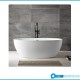 Vasca da bagno freestanding in acrilico 170x80 h60 mod. Lucrezia