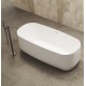 Vasca da bagno freestanding in acrilico 170x75 h 58 mod. Angelica