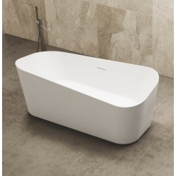 Vasca da bagno freestanding in acrilico 170x75 H Max 70 mod. Ardisia bianco lucido