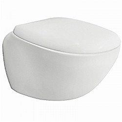 Vaso Sospeso Easy 02 Pozzi Ginori Rimfree con Sedile Wc