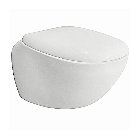 Vaso Sospeso Easy 02 Pozzi Ginori Rimfree con Sedile Wc