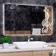 Su Misura Specchio Bagno Smart Filo Lucido Retroilluminante led ad accensione vocale tramite alexa o google assistant art.A31