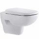 Vaso Sospeso Fantasia 2 Pozzi Ginori Rimfree con Sedile Wc