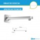 Completo Set Doccia in acciaio inox Con Soffione 25X25 cm + Braccio Doccia + Kit Duplex Marca Mariani mod. top line