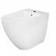 Bidet filomuro con fissaggio nascosto DES di Rak Ceramics in ceramica bianco lucido