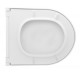 Sedile Wc Ceramica Rak per vaso des in Termoindurente Bianco mod. Originale a chiusura soft-close