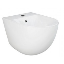 Bidet sospeso con fissaggio nascosto Des di Rak Ceramics in ceramica bianco lucido art. DESBD2101AWHA