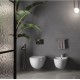 Sanitari sospesi Des con fissaggio nascosto di Rak Ceramics Vaso + Bidet in Ceramica Bianco Lucido