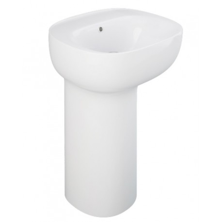 Lavabo autoportante free-standing 90h cm. modello Illusion di Rak Ceramics Bianco Lucido art. ILLFS5500AWHA