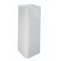 Lavabo autoportante free-standing quadrato 90h cm. Linea Petit di Rak Ceramics Bianco Lucido art. PETFS23600AWHA