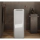 Lavabo autoportante free-standing quadrato 90h cm. Linea Petit di Rak Ceramics Bianco Lucido art. PETFS23600AWHA