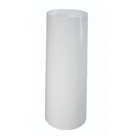 Lavabo autoportante free-standing tondo 90h cm. Linea Petit di Rak Ceramics Bianco Lucido art. PETFS13600AWHA