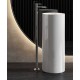 Lavabo autoportante free-standing tondo 90h cm. Linea Petit di Rak Ceramics Bianco Lucido art. PETFS13600AWHA