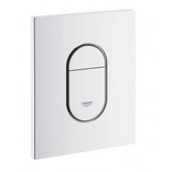 Placca Grohe Arena Colore Bianco a Due Pulsanti