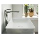 Lavabo rettangolare FEELING 50 x 36 cm con piletta inclusa di Rak Ceramics bianco lucido profilo slim cod.FEECT5000AWHA