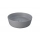 Lavabo tondo FEELING 42 cm di Rak Ceramics grigio opaco profilo slim con piletta inclusa cod.FEECT4200503A