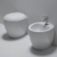 Vaso e Bidet Mini Clas+ Azzurra 