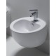 Bidet sospeso serie Mini Clas+ di Azzurra in ceramica bianco lucido