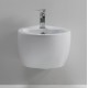 Bidet sospeso serie Mini Clas+ di Azzurra in ceramica bianco lucido