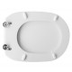 Sedile wc per Hidra vaso Memory con cerniere cromate regolabili