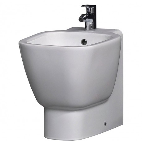 Bidet a Pavimento Filomuro Rak Ceramics serie One in ceramica bianco lucido