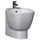 Bidet a Pavimento Filomuro Rak Ceramics serie One in ceramica bianco lucido