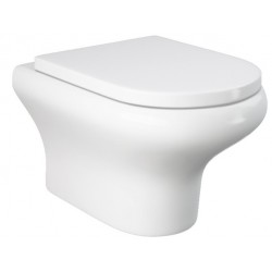 Vaso Sospeso WC Serie Compact In Ceramica Bianco