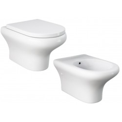 Vaso e Bidet Sospesi Comapct marca: Rak