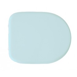 Sedile wc compatibile per vaso Rak Ceramics modello Compact color Azzurro Maldive